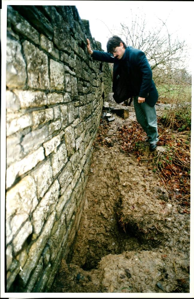 Animal Badger, Mike Clements. - Vintage Photograph