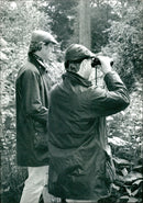 Animal Badger, Jerry Brookes and Peter Brislow. - Vintage Photograph