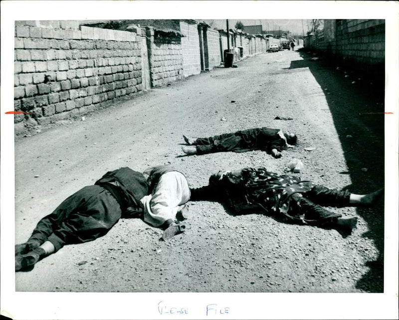 Iran-iraq war. - Vintage Photograph