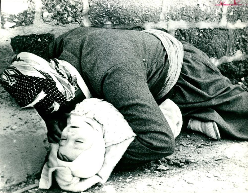 Kurdish victims who were brought instant death. - Vintage Photograph