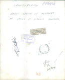 Artist sketch of murderer of Miss P Stevens. - Vintage Photograph