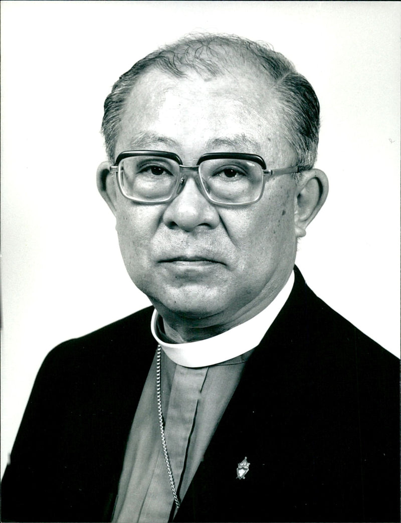 Rt. Rev. St George Joji Yagi. - Vintage Photograph