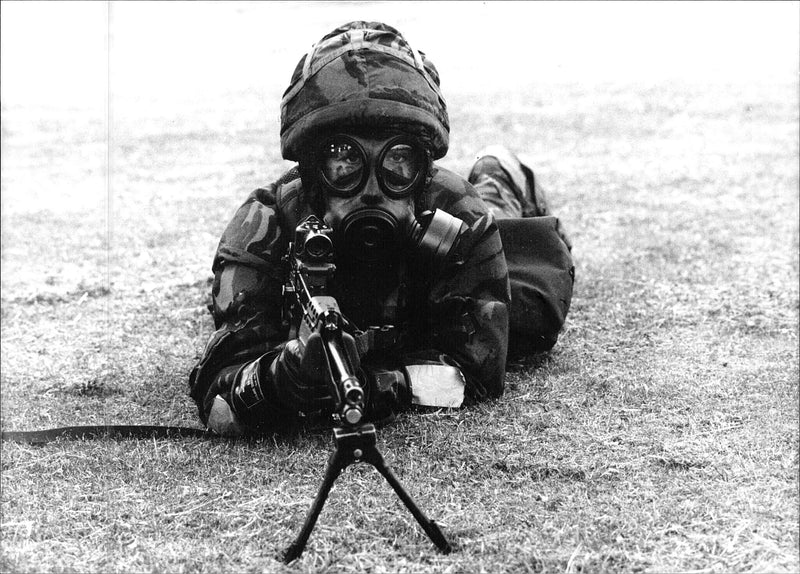 Army chemical and biological defence equipment. - Vintage Photograph