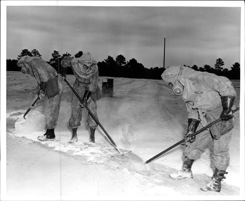 Chemical Warfare. - Vintage Photograph