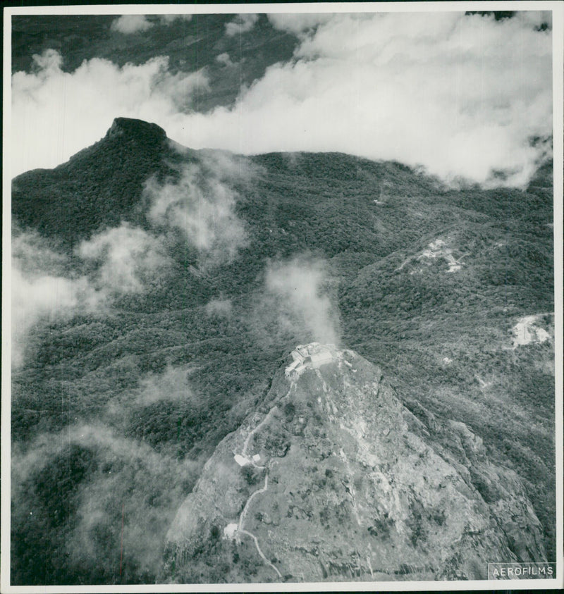 Adam's Peak. - Vintage Photograph
