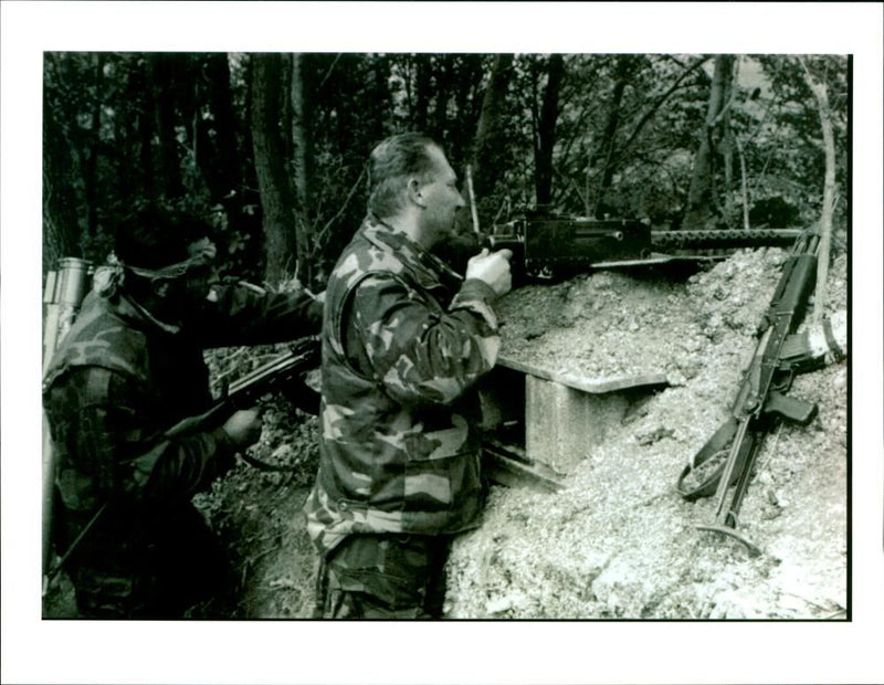 Bosnia War Herzegovina. - Vintage Photograph