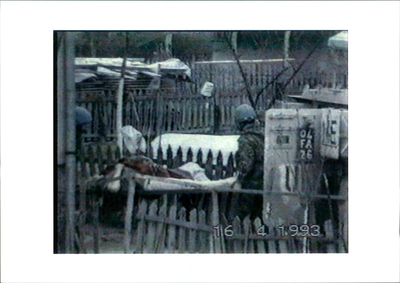 Bosnia War Sarajevo. - Vintage Photograph