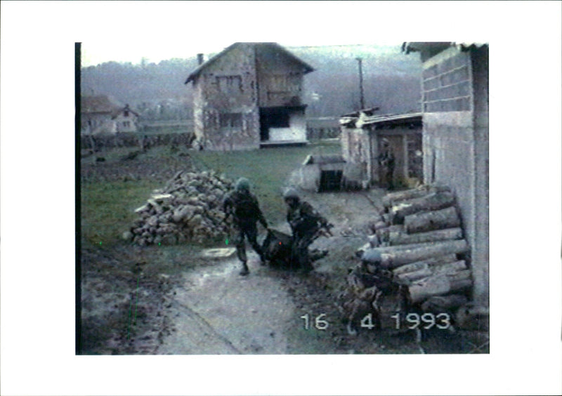 Bosnia War Sarajevo. - Vintage Photograph