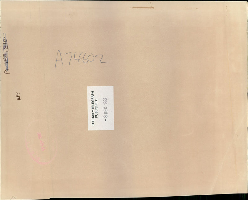 Bob Harris, English music presenter and TV host - Vintage Photograph