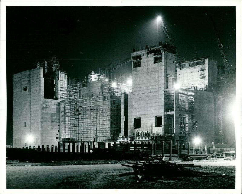 The Worlds Largest Nuclear Power Station. - Vintage Photograph