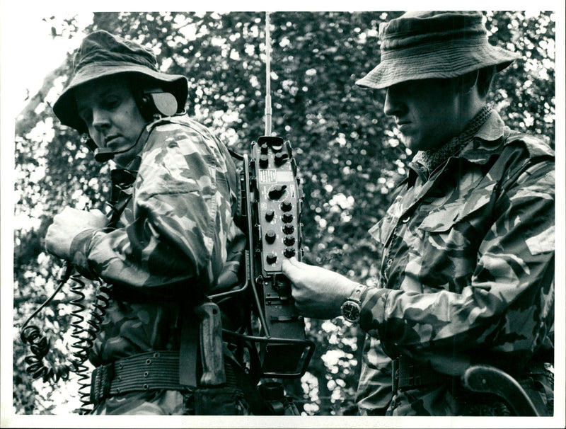 Plessey Communication Equipment to be used on Colombian Expedition. - Vintage Photograph