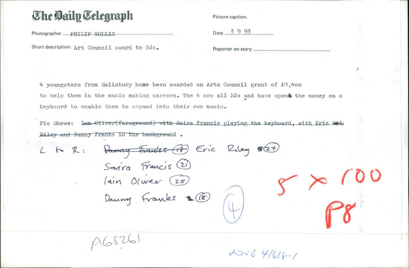 WILLIAM ROBERT MUSIC KING - Vintage Photograph