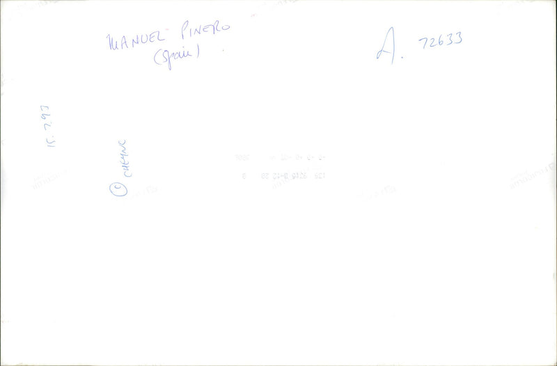 MANUEL PINERO SPAIN WANT LIVE SPAI RUSSELL CHEYNE - Vintage Photograph