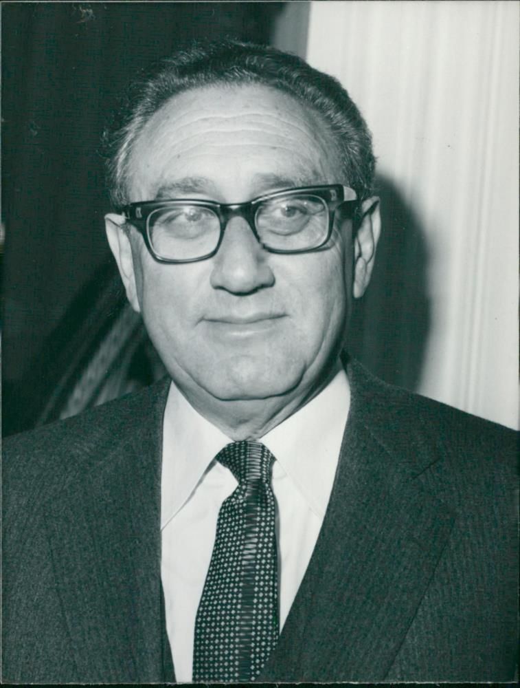 Henry Kissinger. - Vintage Photograph