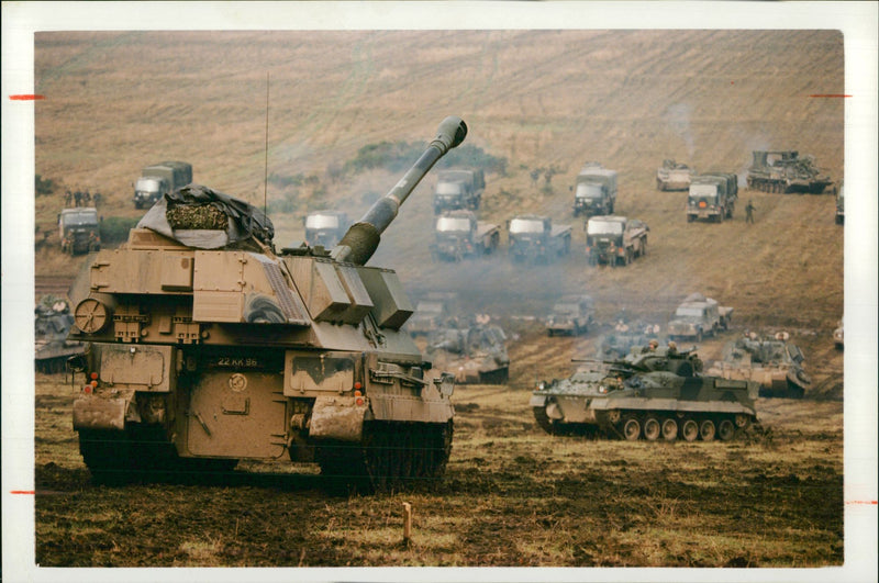 Tank AS90 - Vintage Photograph