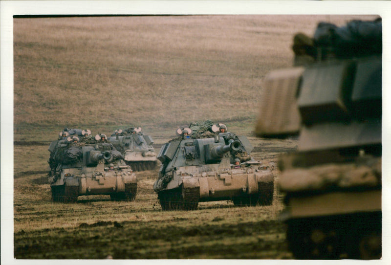 Tank AS90 - Vintage Photograph