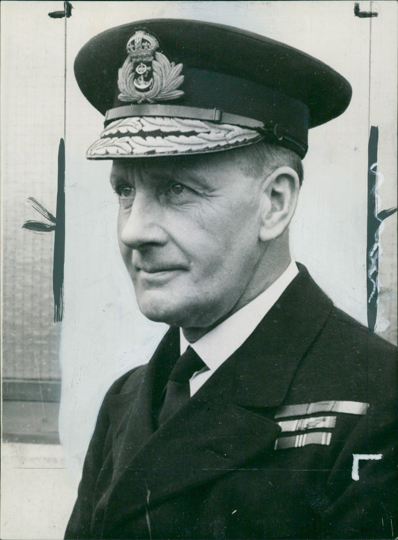 Admiral of the Fleet Sir James Fownes Somerville. - Vintage Photograph