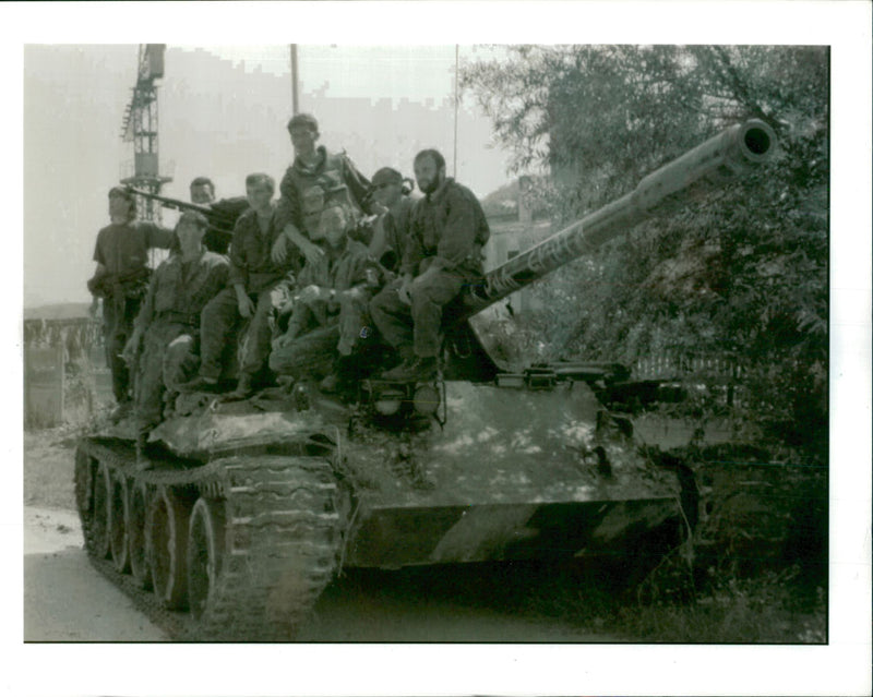 Srebrenica Bosnian War - Vintage Photograph