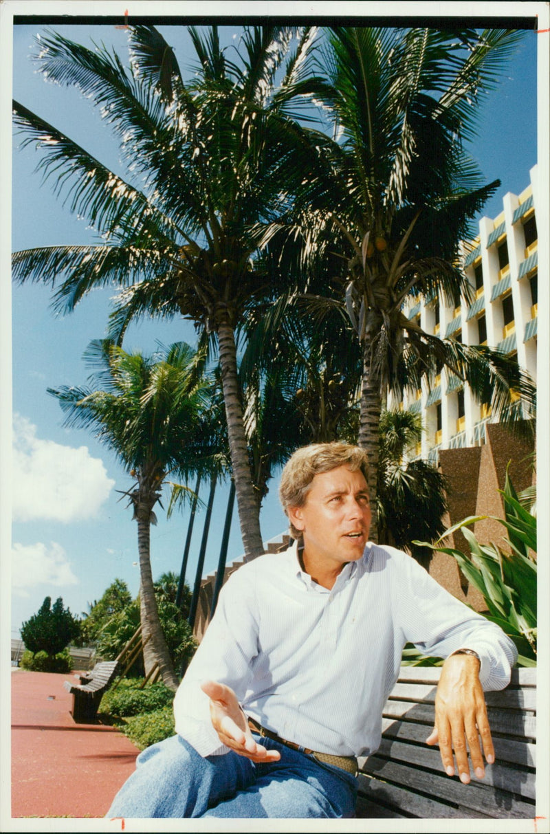 Carl Hiaasen - Vintage Photograph