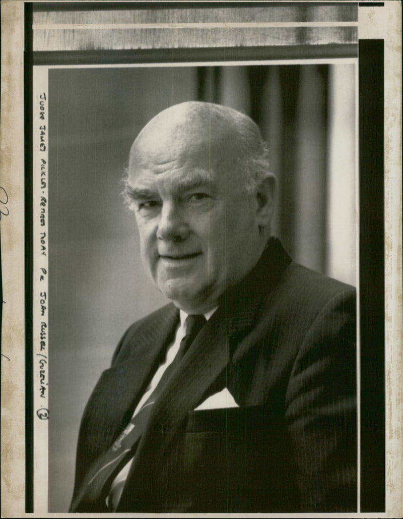 Judge James Pickles. - Vintage Photograph