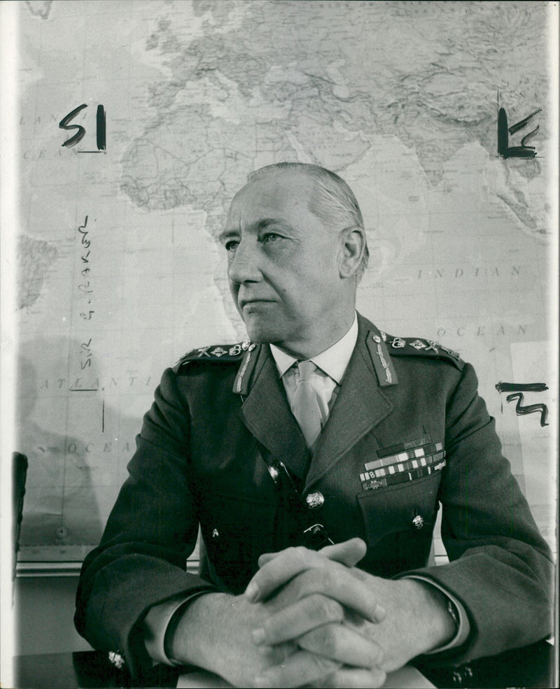 Sir Geoffrey Baker. - Vintage Photograph