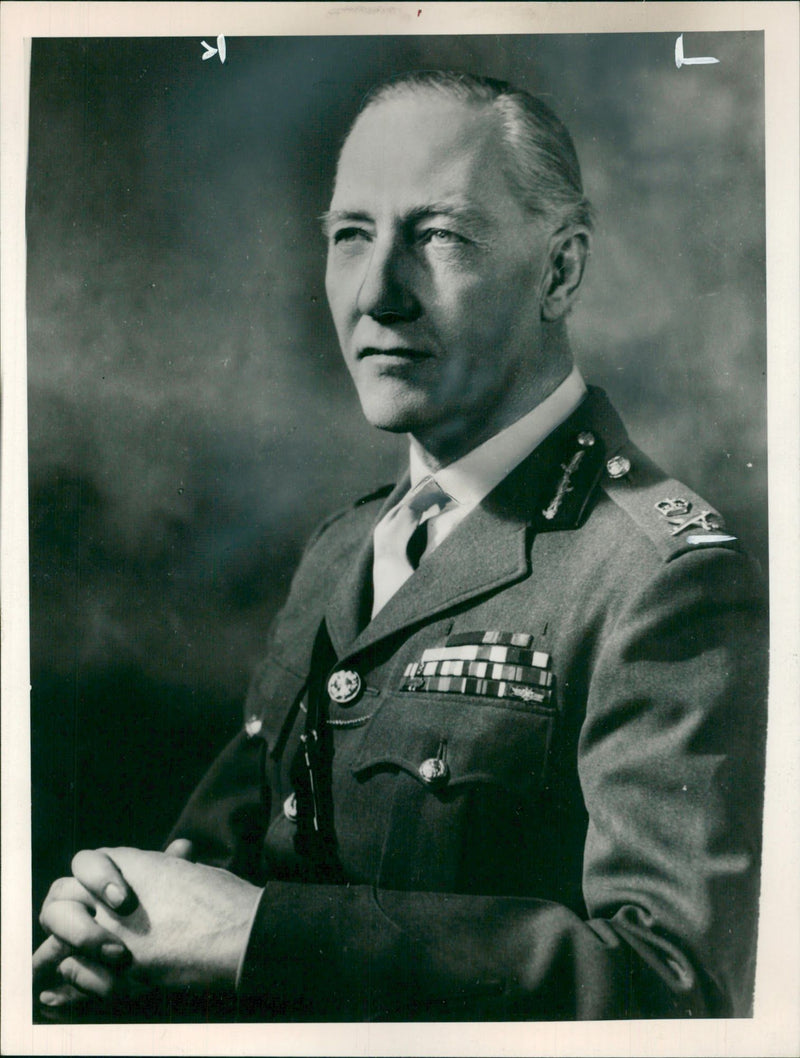Sir Geoffrey Baker. - Vintage Photograph