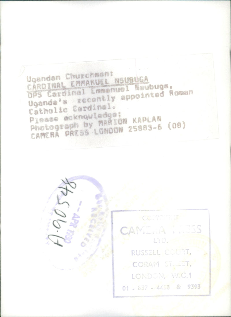 Emmanuel Kiwanuka Nsubuga - Vintage Photograph