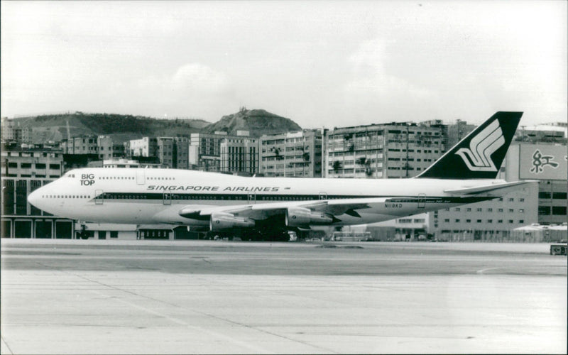 New Aircraft with largest first class lounge. - Vintage Photograph