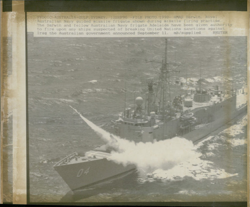 Darwin Ship - Vintage Photograph