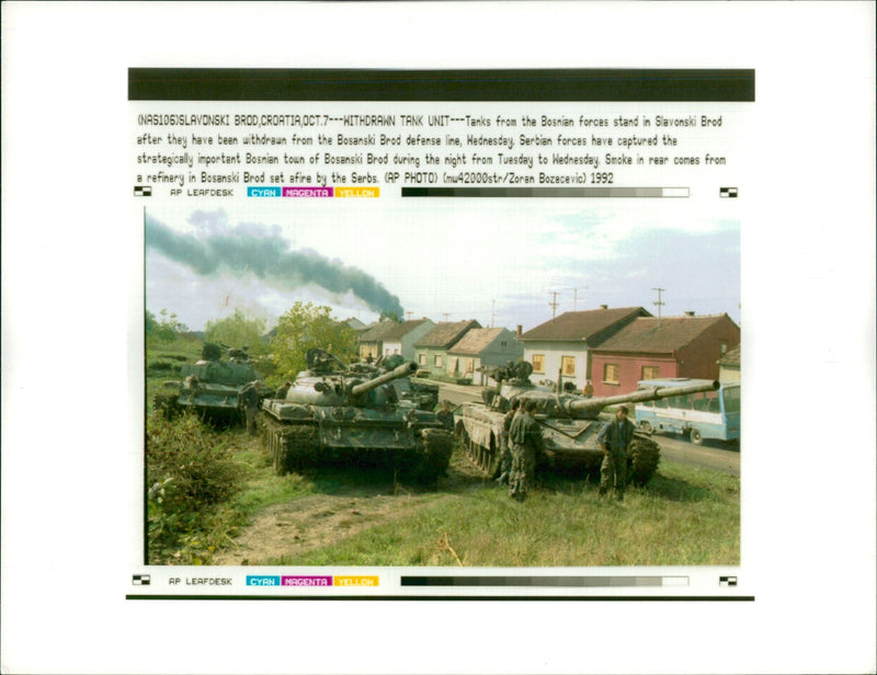 Bosnia War 1992 - Vintage Photograph