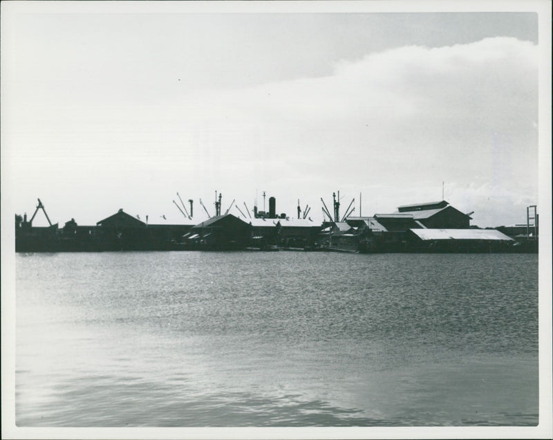 US Naval station ships' department. - Vintage Photograph