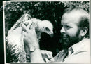 Graham Dangerfiled and Eagle. - Vintage Photograph