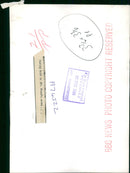 Safely held in Mr Wood's arms. - Vintage Photograph