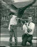 Allan Oswald with Richard Kirby. - Vintage Photograph