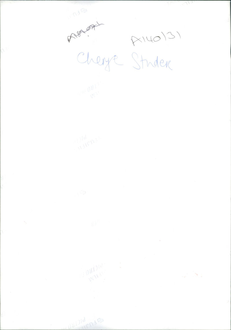 Cheryl Studer. - Vintage Photograph