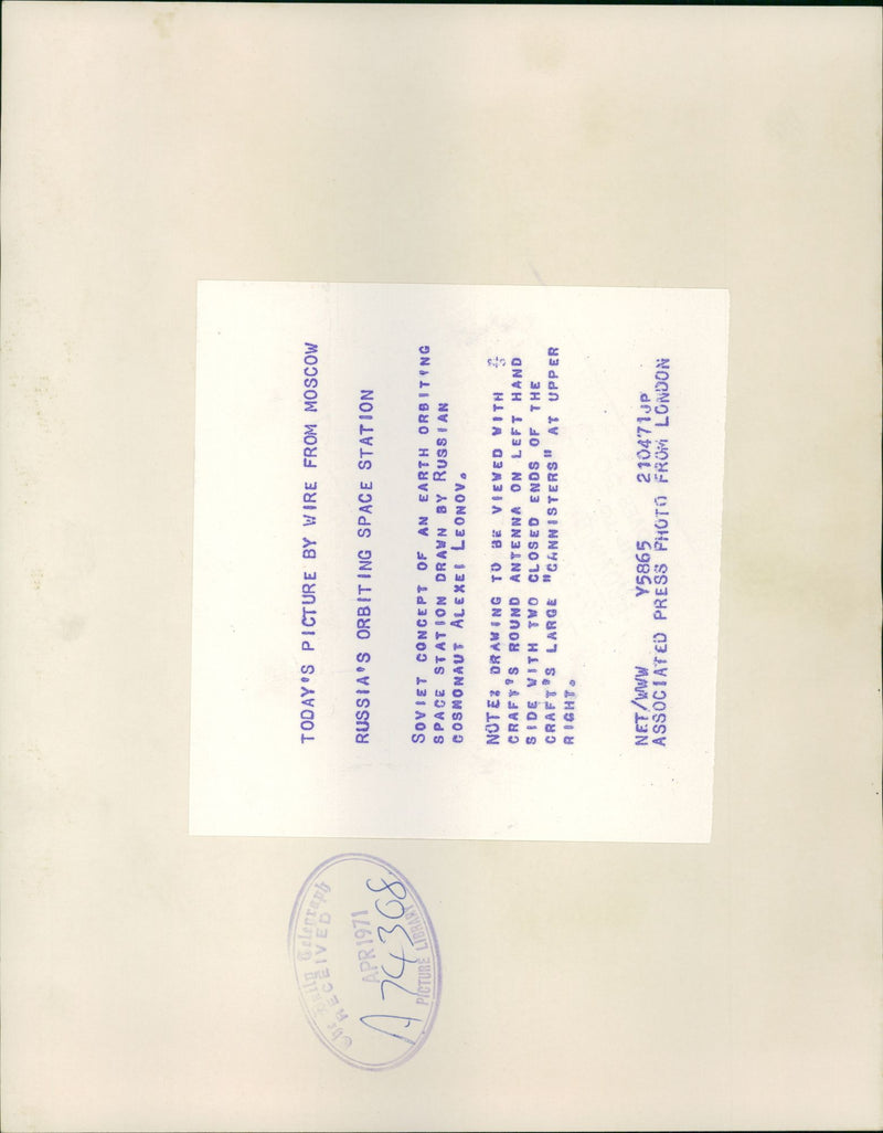 Soviet concert of an earth. - Vintage Photograph