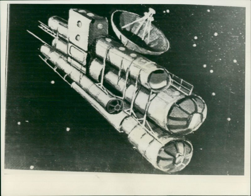 Soviet concert of an earth. - Vintage Photograph