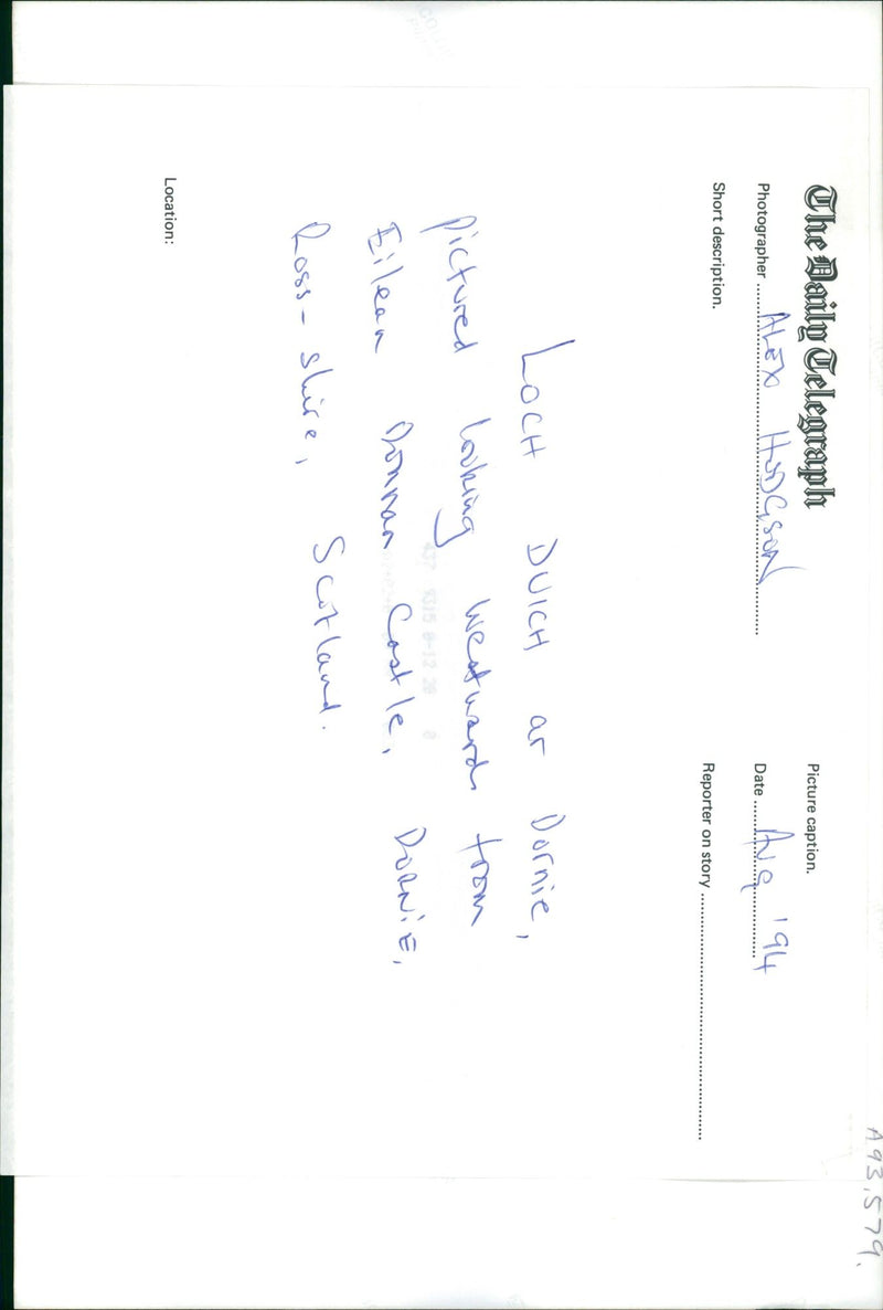 Loch Duich Scotland. - Vintage Photograph