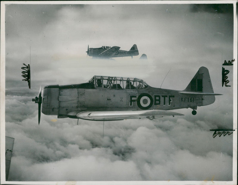 Harvard Trainer Aircraft - Vintage Photograph