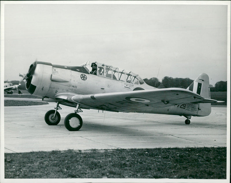 Harvard Trainer Aircraft - Vintage Photograph