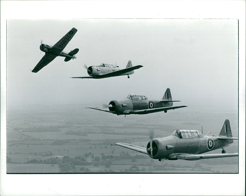 Harvard Trainer Aircraft - Vintage Photograph