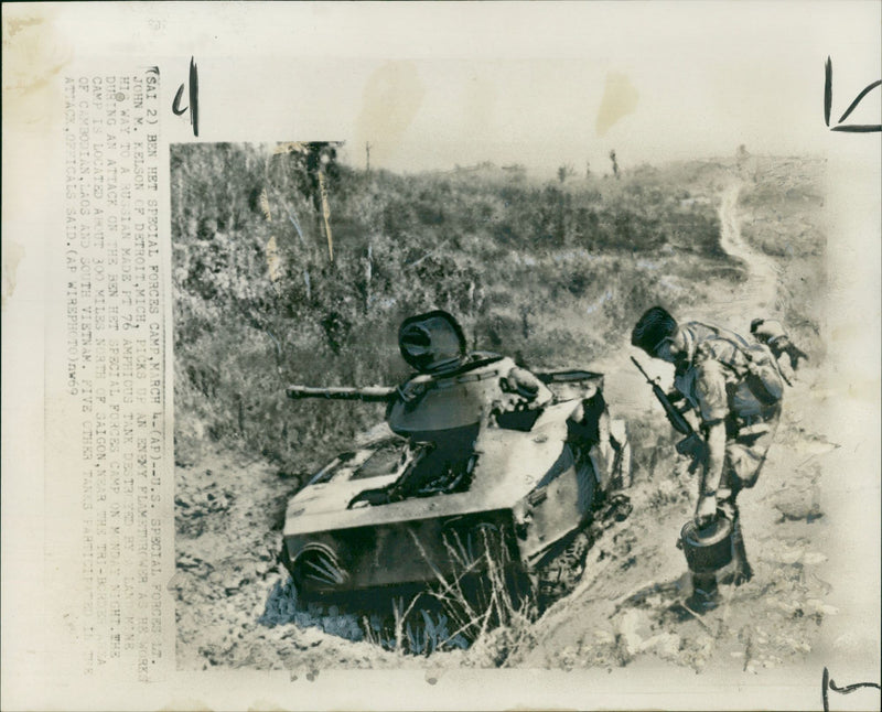 PT-76 tank - Vintage Photograph