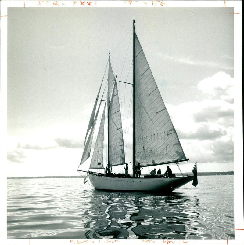 Yuppie Yachts like Cantamar IV. - Vintage Photograph