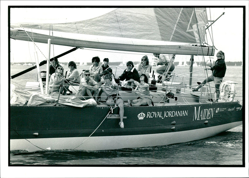 Yacht General. - Vintage Photograph