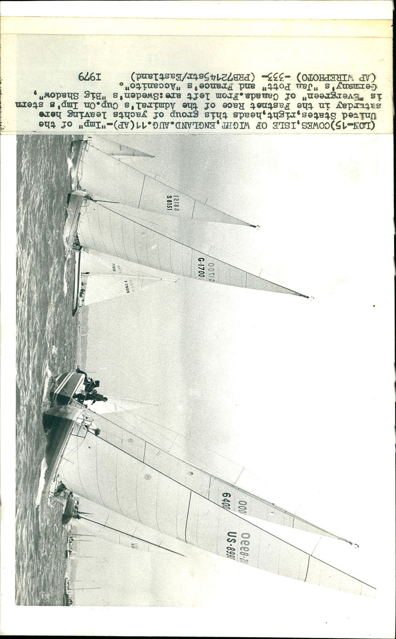 The Cowes Isle of wight. - Vintage Photograph