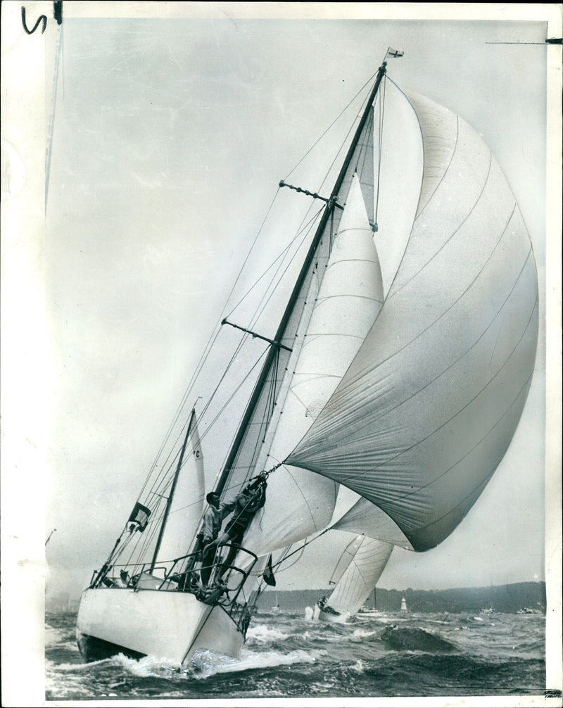 The Harbour after the Start of the Annual Sydney. - Vintage Photograph