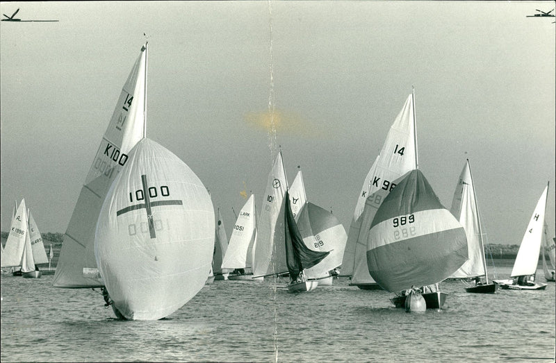 Mr. Robert Napier in his 0.5 Mersley Beat. - Vintage Photograph