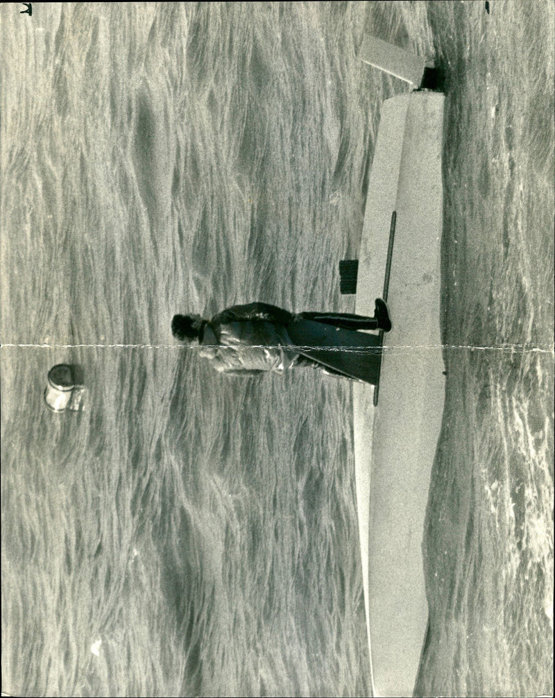 Humpty Dumpty set out to win the Icicle. - Vintage Photograph