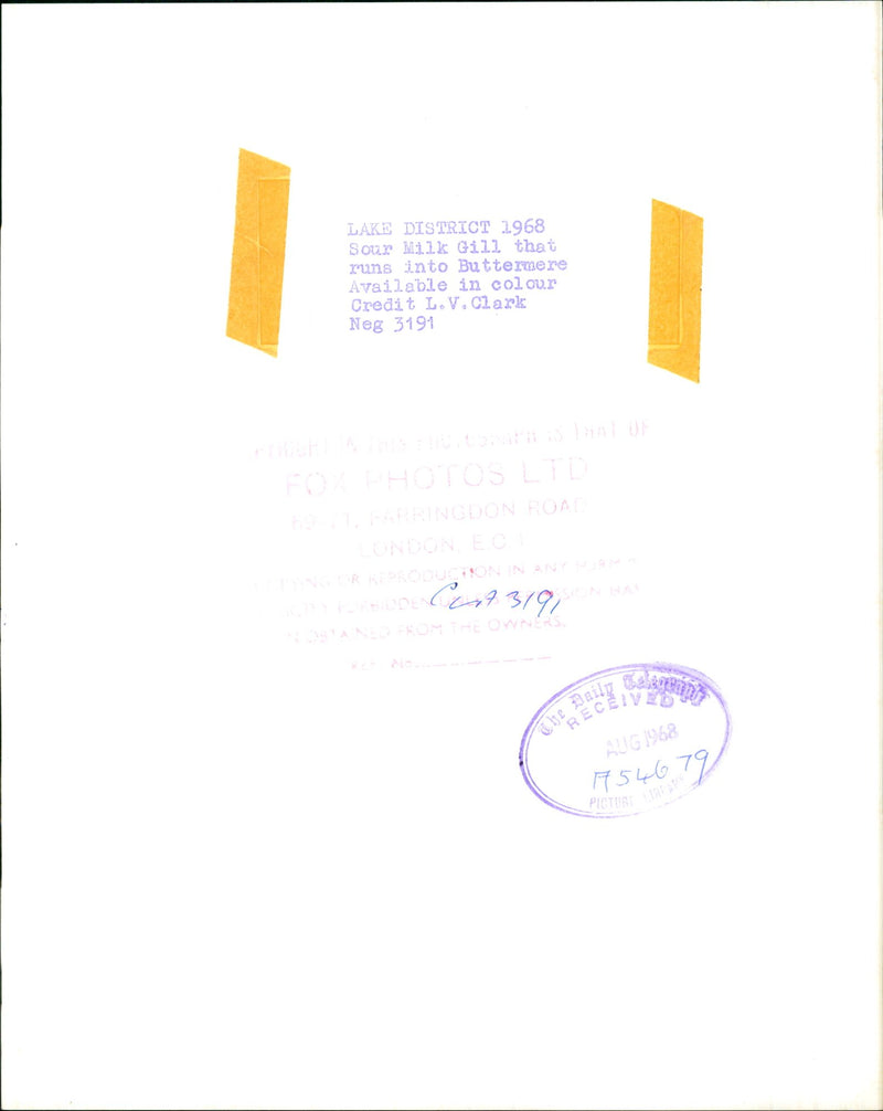 Lake District, Buttermere. - Vintage Photograph