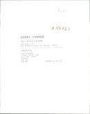 Grant Turner - Vintage Photograph